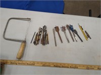 Coping Saw Assorted Drill Bits & More