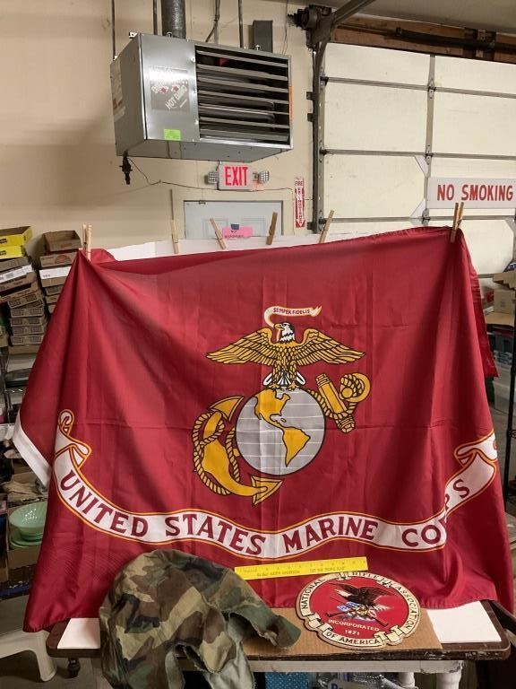 Marine Corps Tapestry, NRA Metal Sign & More