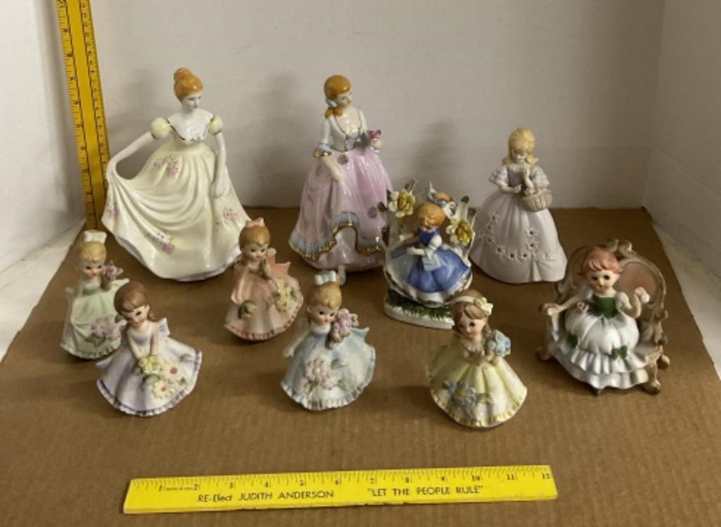 Ceramic Girl Figurines