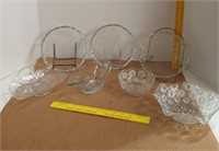 Clear Glass Plates, Gravy Boat & More
