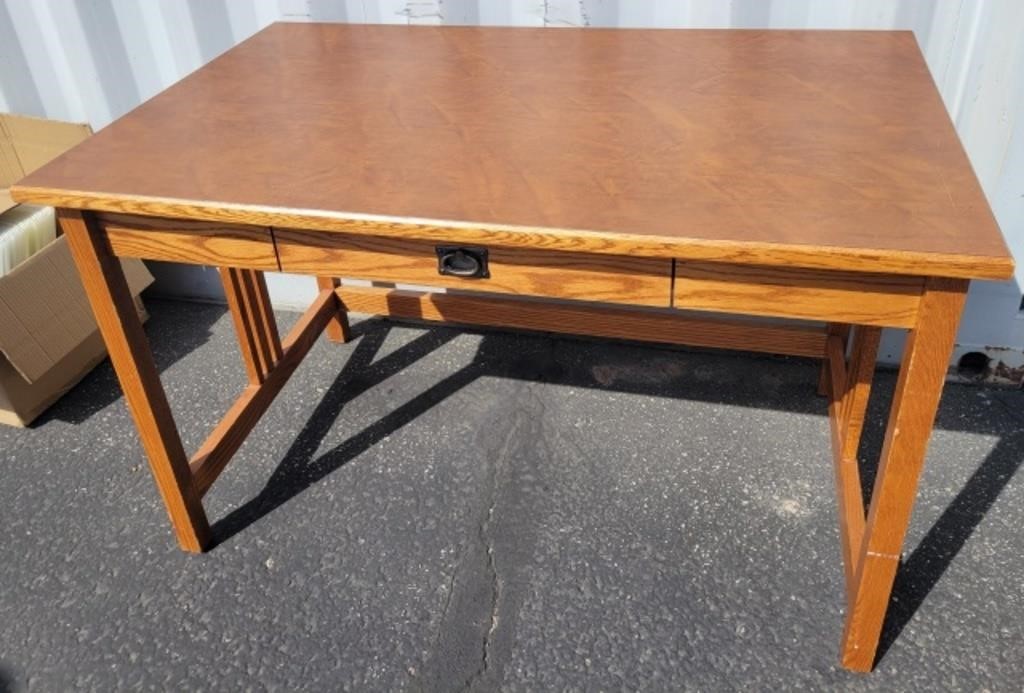 Single Drawer Library Table