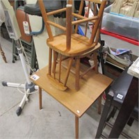 CHILDS TABLE W/ 2 CHAIRS