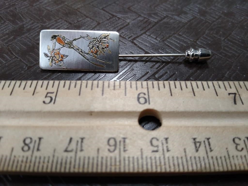 Reed & Barton Damascene Stick Pin