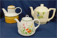 3 teapots: Fraunfelter & more