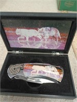 Collectors Knife In Plastic Case