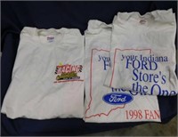 3 racing T-shirts: Winston Cup, size 2XL -