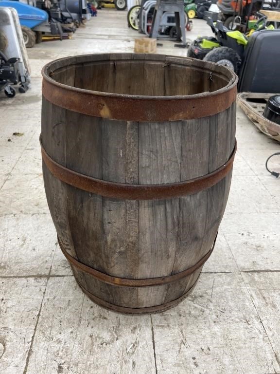 Vintage Barrel (smoke damage)