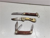 (3) Assorted Pocket Knives
