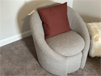 2PC SWIVEL ACCENT CHAIRS