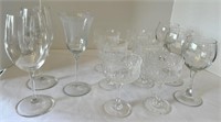 (12) Assorted Stemware Glasses