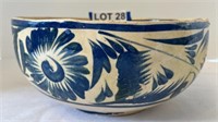 Hand Made & Hand Painted Pottery Bowl