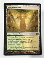 Magic The Gathering MTG Temple Garden Card