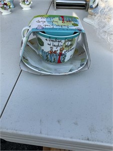 Breakfast cup and saucer