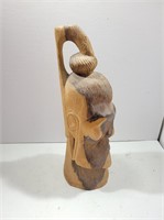 Large Hand Carved Wooden Statue