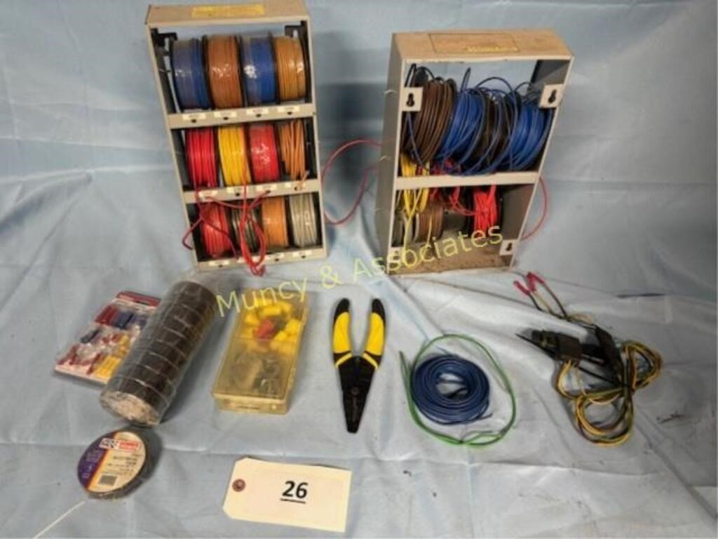 Assorted Wire and Wiring Supplies