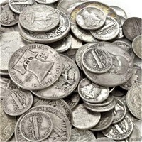 $5 Face Value Random 90% Mix of Silver Coins