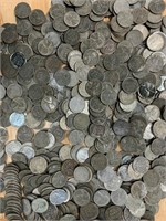 (140) WWII Steel Wheat Cents from Image