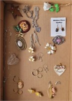 Costume Jewelry, some sterling