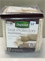IN PACKAGE DEPEND SEAT PROTECTORS