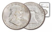 1963 MS 65 NGC Franklin Half Dollar