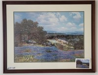 "In the Heart of Texas" by W. A. Slaughter, signed