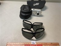 DIGITAL CAMERA WITH SUN GLASSES AND MORE