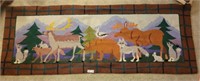 Animal Motif Hook Rug