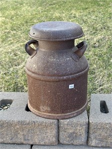 RUSTIC MILK CAN HALF SIZE