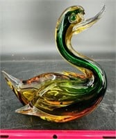 Beautiful Large Murano Glass Duck