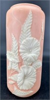 Phoenix Glass Co. Art Deco-Pink & White FLORAL