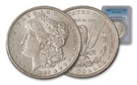1889 MS 63 PCGS US Morgan Silver Dollar