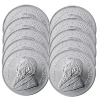 (10) 1 oz Silver Kugerrand Bullion Coins