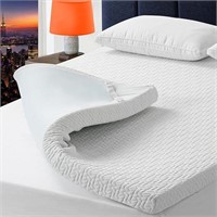 Bed Luxury 3''Memory Foam Mattress Topper - King
