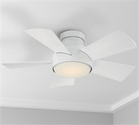 Vox 38-Inch LED Smart Fan - Matte White