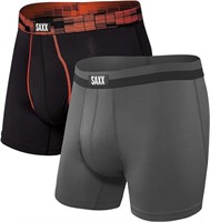 Saxx Men's Underwear Sport Mesh - 2pk Medium