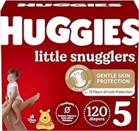 Huggies Little Snugglers Baby Diapers Size 5 120