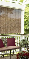 Radiance Roll-up Reed Shade, Cocoa, 60" W x 72" L