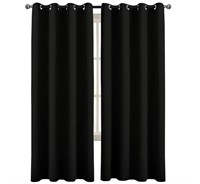 Amity.hy Blackout Curtain Soundproof 52x54" 2panel