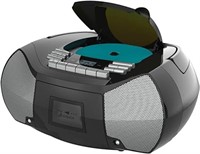 Sylvania SRCD286-SILVER Portable Boombox