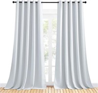 NICETOWN 70x95'' Greyish White Curtains