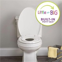 BEMIS - Toilet Seat + Built-in Potty Training Seat