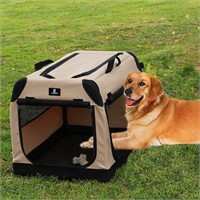 X-ZONE PET Foldable Soft Dog Crate - 40 Inch