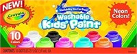 Crayola Washable Kids Paint Set 10pk Neon