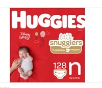 Huggies Little Snugglers Diapers 128 newborn