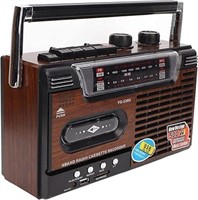 Yuegan Retro Boombox Cassette Player, AM FM Radio