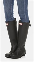 *HUNTER womens Tall Back Rain Boots - Size 7
