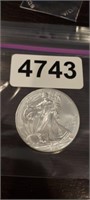 2012  AMERICAN EAGLE 1 OUNCE .999 FINE SILVER