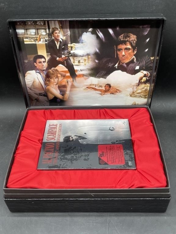 Scarface Movie Deluxe Gift Set DVD 2003 New!
