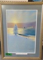 Abraxas Winter At The Beach Signed #'d Print.