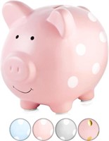 Ceramic Pink Piggy Bank